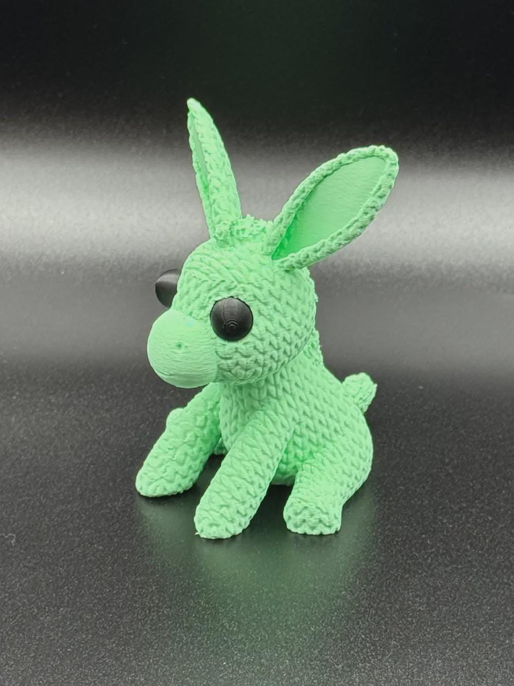 Kleiner Esel in Strickoptik  liebevolle Miniaturfigur als Deko, Geschenk oder für Eselfans