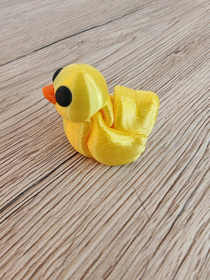 Snuggliez "Baby Ente"  Flexi-Figur (3D-gedruckt) | Beweglich, niedlich & sammelbar | Teil der Snuggliez-Kollektion von CozyLabs