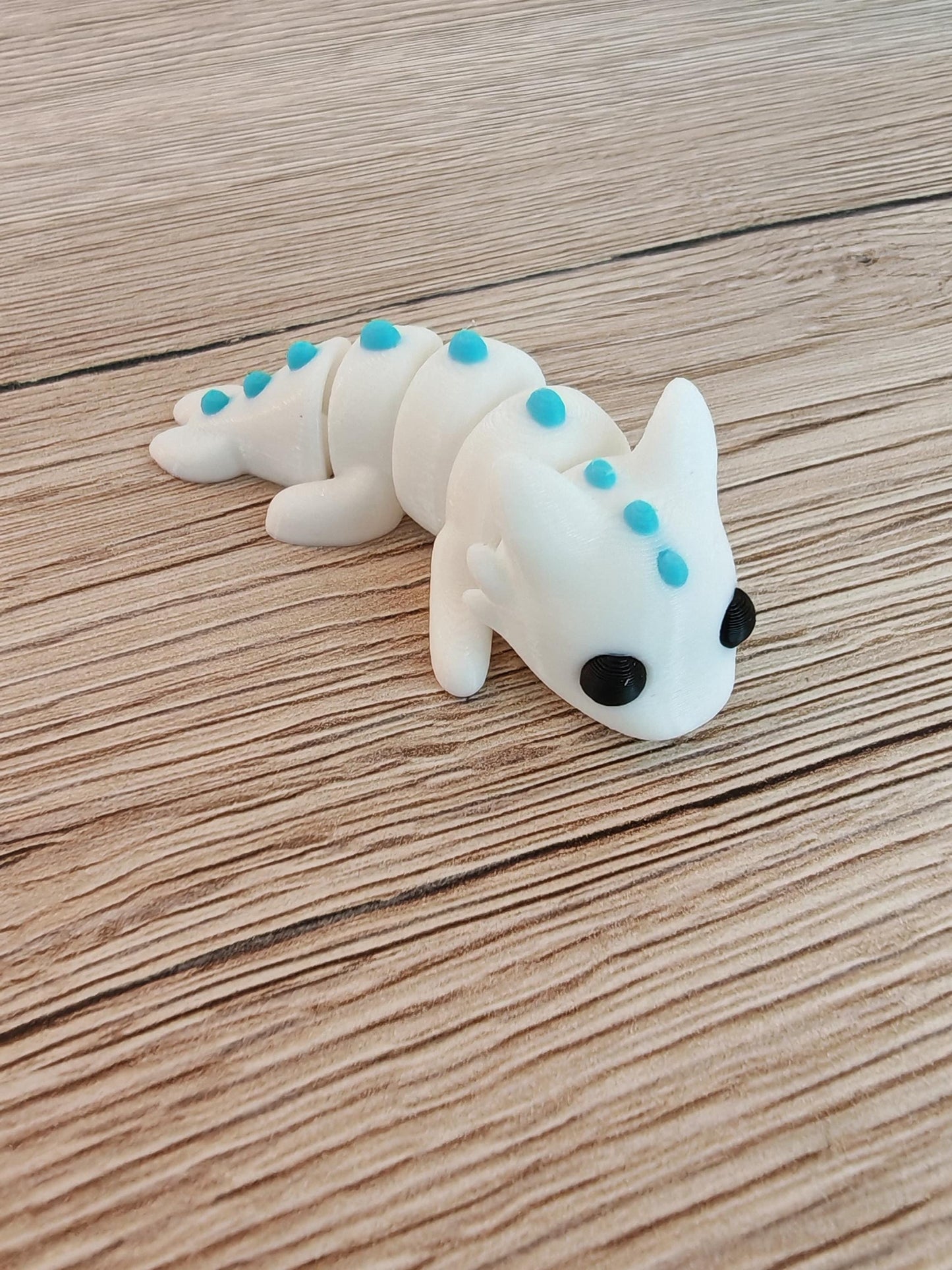 Snuggliez "Baby Drache"  Flexi-Figur (3D-gedruckt) | Beweglich & niedlich | Mini-Drachenfigur zum Sammeln | CozyLabs Design