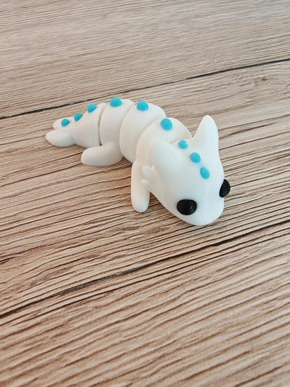 Snuggliez "Baby Drache"  Flexi-Figur (3D-gedruckt) | Beweglich & niedlich | Mini-Drachenfigur zum Sammeln | CozyLabs Design