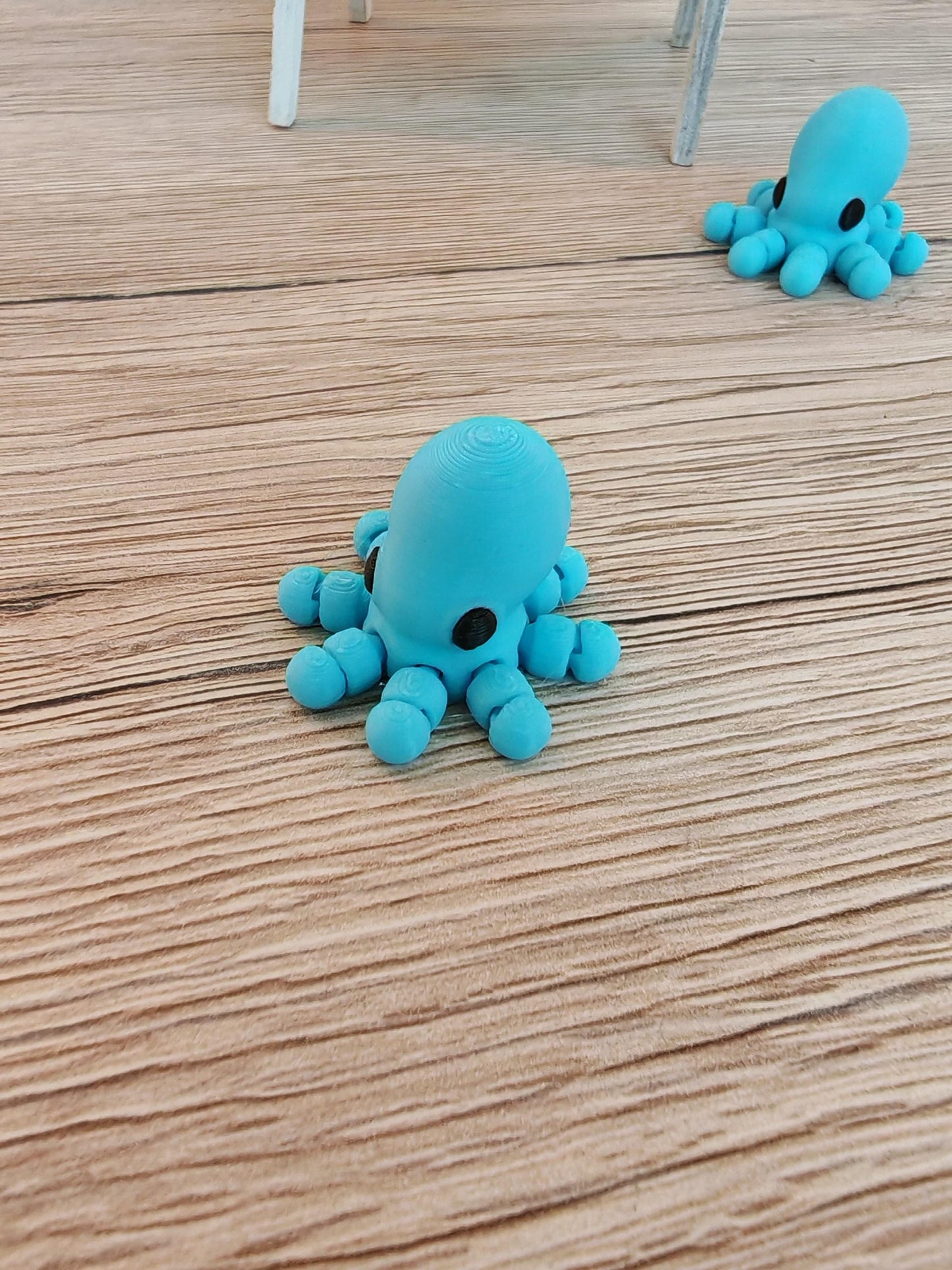 Snuggliez "Baby Oktopus"  Bewegliche Mini-Flexi-Figur (3D-gedruckt) | Fidget-Tier zum Sammeln & Verschenken | CozyLabs Design