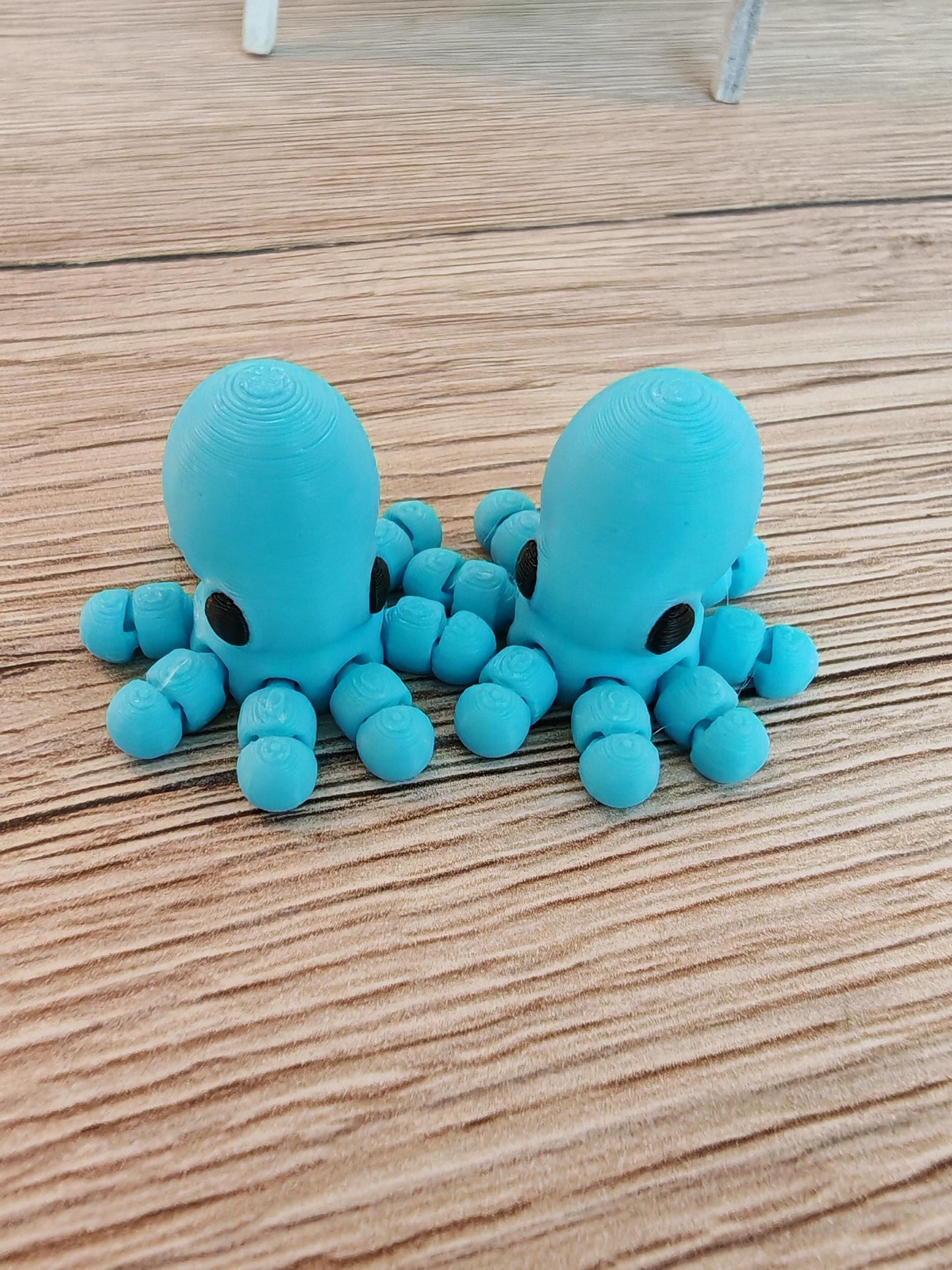 Snuggliez "Baby Oktopus"  Bewegliche Mini-Flexi-Figur (3D-gedruckt) | Fidget-Tier zum Sammeln & Verschenken | CozyLabs Design