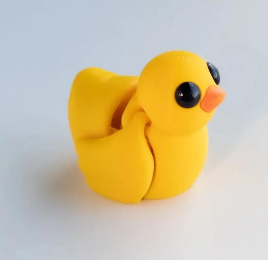 Snuggliez "Baby Ente"  Flexi-Figur (3D-gedruckt) | Beweglich, niedlich & sammelbar | Teil der Snuggliez-Kollektion von CozyLabs