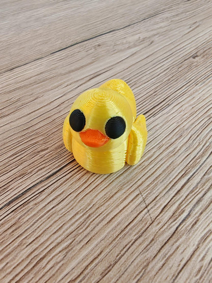 Snuggliez "Baby Ente"  Flexi-Figur (3D-gedruckt) | Beweglich, niedlich & sammelbar | Teil der Snuggliez-Kollektion von CozyLabs