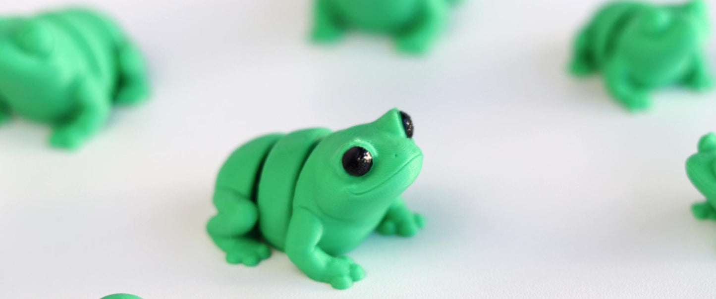 Snuggliez "Baby Frosch"  Flexi-Figur (3D-gedruckt) | Beweglich, niedlich & sammelbar | Teil der Snuggliez-Kollektion von CozyLabs