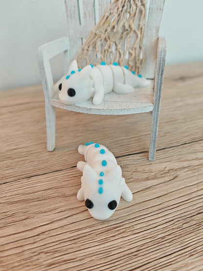 Snuggliez "Baby Drache"  Flexi-Figur (3D-gedruckt) | Beweglich & niedlich | Mini-Drachenfigur zum Sammeln | CozyLabs Design