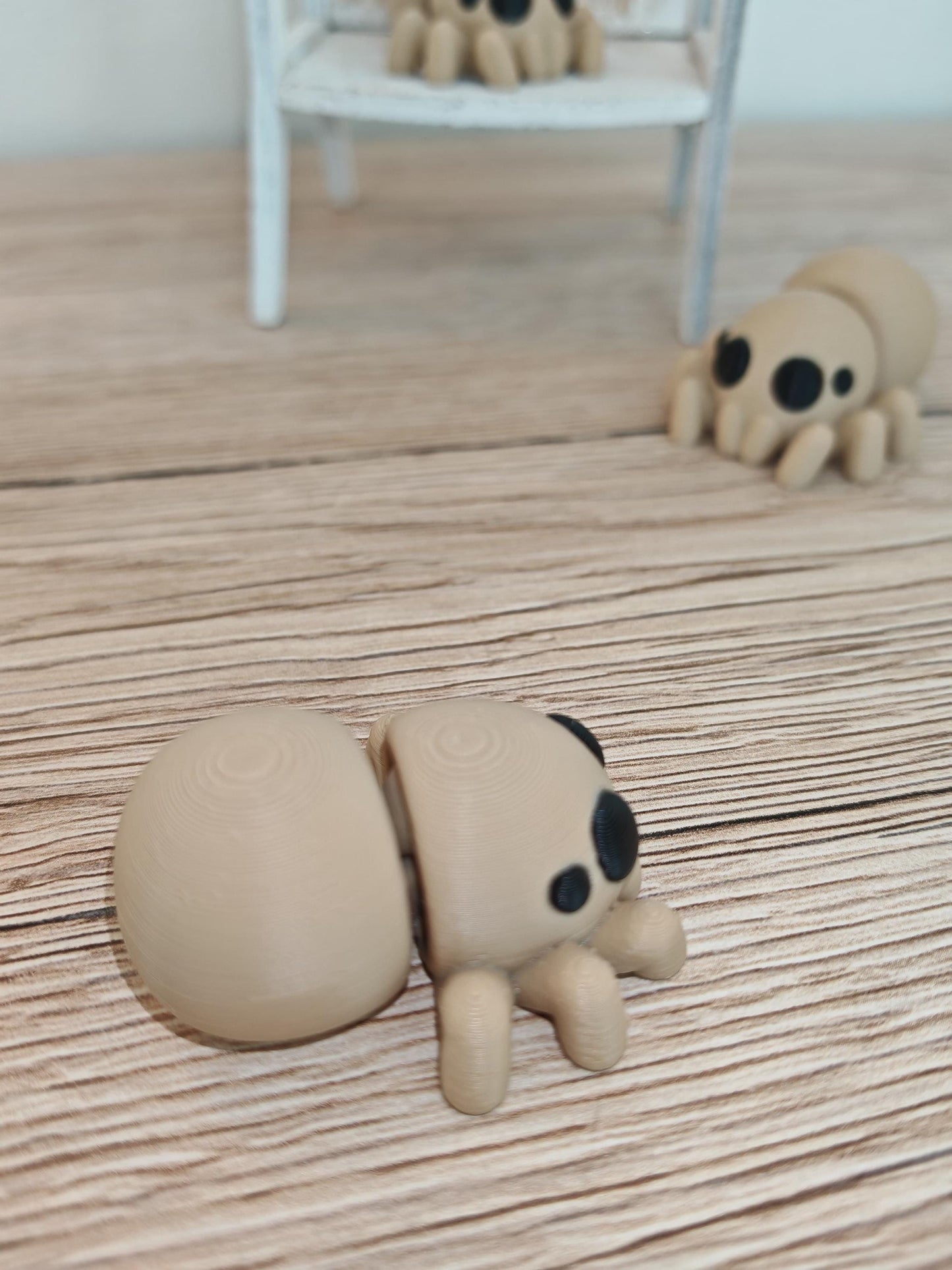 Snuggliez "Baby Spinne"  Bewegliche Flexi-Figur (3D-gedruckt) | Süße Mini-Spinne als Fidget-Tier | CozyLabs Design