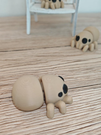 Snuggliez "Baby Spinne"  Bewegliche Flexi-Figur (3D-gedruckt) | Süße Mini-Spinne als Fidget-Tier | CozyLabs Design