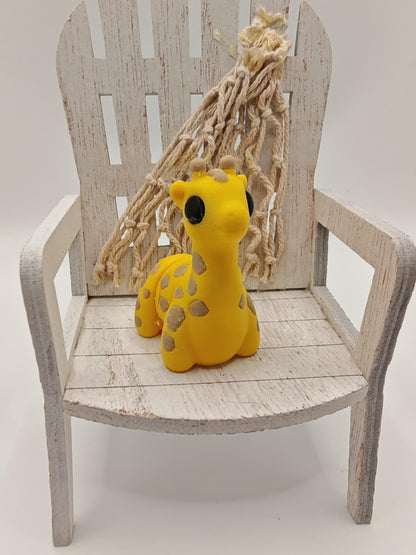 Snuggliez "Baby Giraffe"  Flexi-Figur | Bewegliche Mini-Giraffe zum Spielen & Sammeln | CozyLabs Design