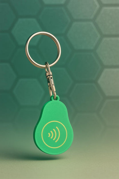 NFC-Avocado „Ava“ Schlüsselanhänger – süß, smart & einfach besonders