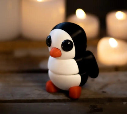 Snuggliez Baby Pinguin“  Flexi-Figur | Niedliches Mini-Tier zum Spielen & Sammeln | CozyLabs Design
