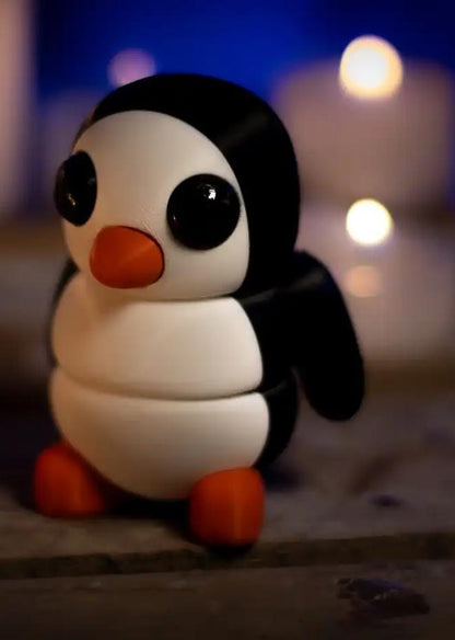 Snuggliez Baby Pinguin“  Flexi-Figur | Niedliches Mini-Tier zum Spielen & Sammeln | CozyLabs Design