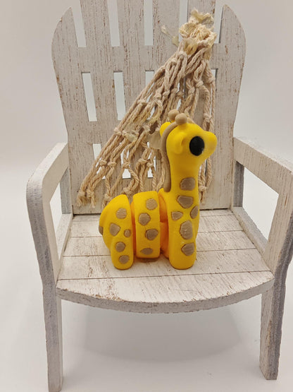 Snuggliez "Baby Giraffe"  Flexi-Figur | Bewegliche Mini-Giraffe zum Spielen & Sammeln | CozyLabs Design