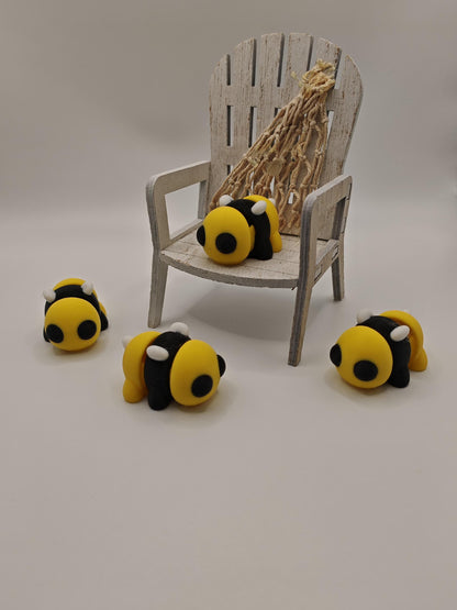 Snuggliez Baby Biene“  Flexi-Figur | Bewegliches Mini-Tier zum Spielen & Sammeln | CozyLabs Design