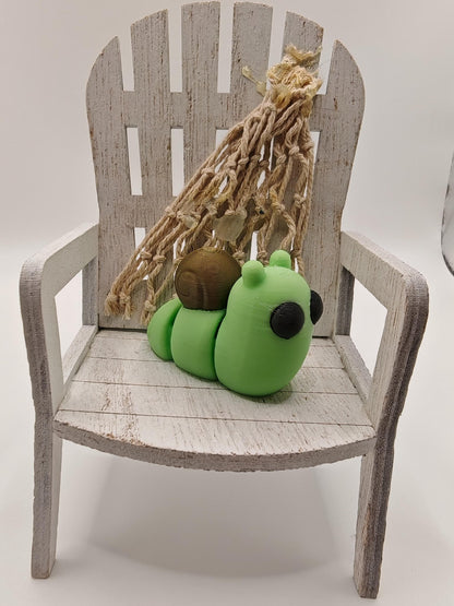 Snuggliez Baby Schnecke“  Flexi-Figur | Bewegliches Mini-Tier zum Spielen & Sammeln | CozyLabs Design