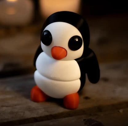 Snuggliez Baby Pinguin“  Flexi-Figur | Niedliches Mini-Tier zum Spielen & Sammeln | CozyLabs Design