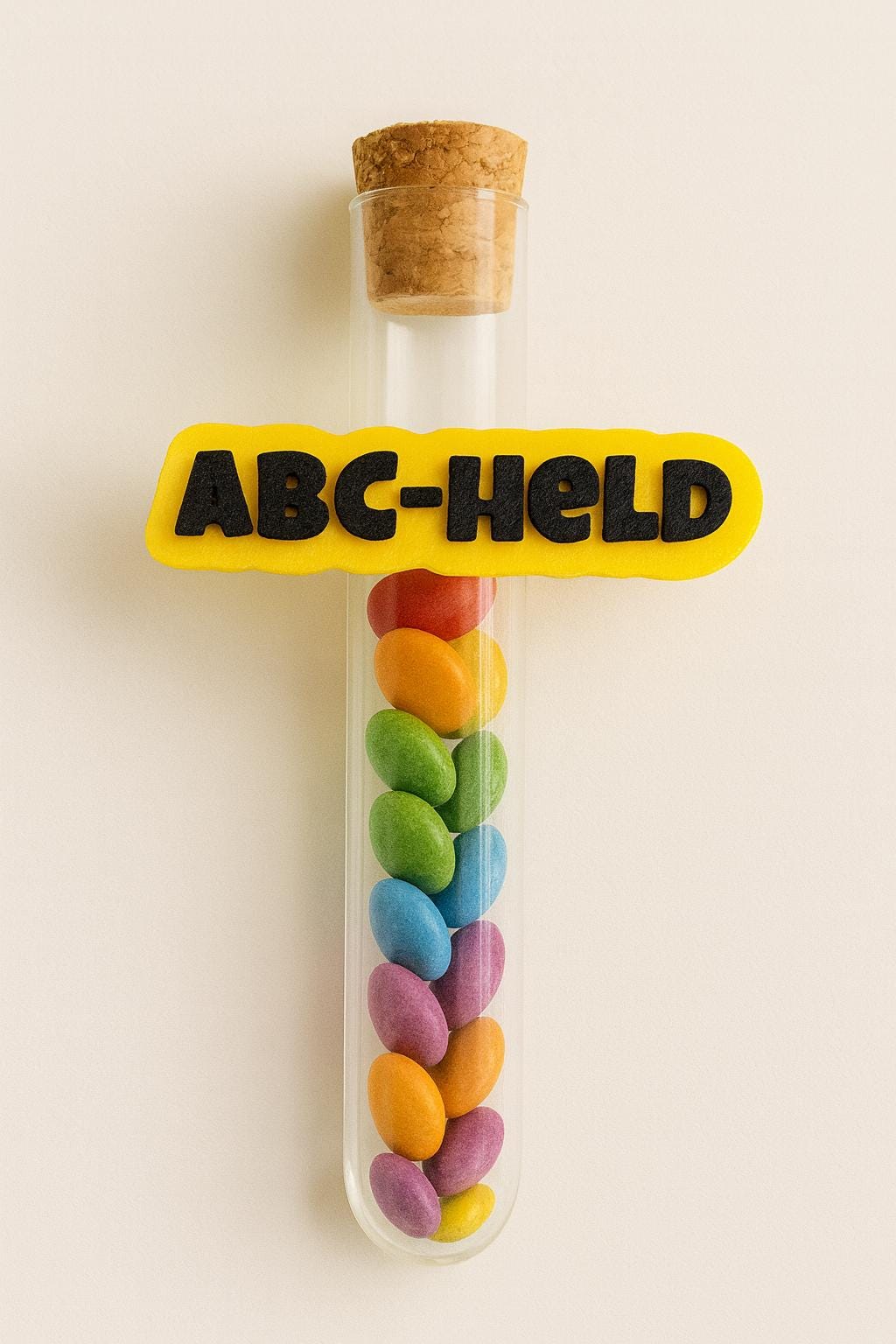 Einschulung  Geschenkröhrchen mit 3D-Schriftzug zum Befüllen | Schulkind 2025, ABC-Held, Hallo Schule & Co. - Tischdeko oder Geschenk