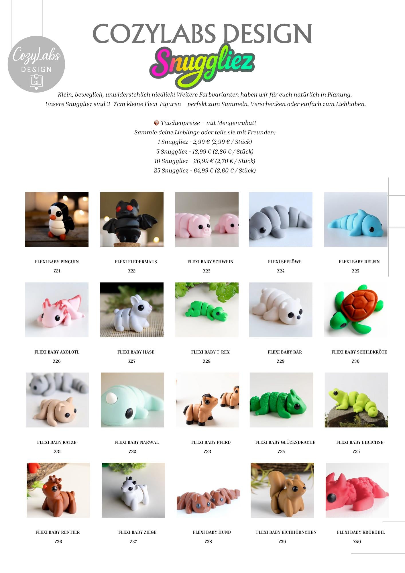 Snuggliez Baby Glücksdrache“  Beweglicher Fidget-Drache & kleiner ADHS-Helfer